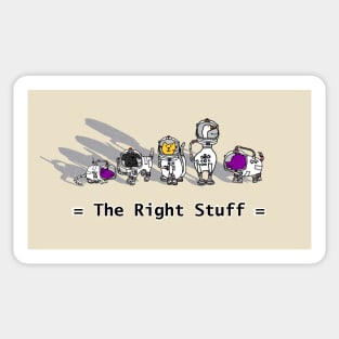 SciFi Astronaut Animals Space Crew 2420 Sticker